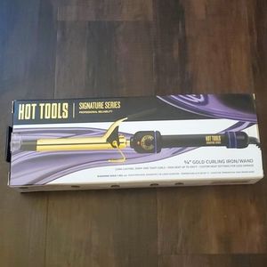 Hot Tools Signature Series 3/4" Gold Curling Iron / Wand